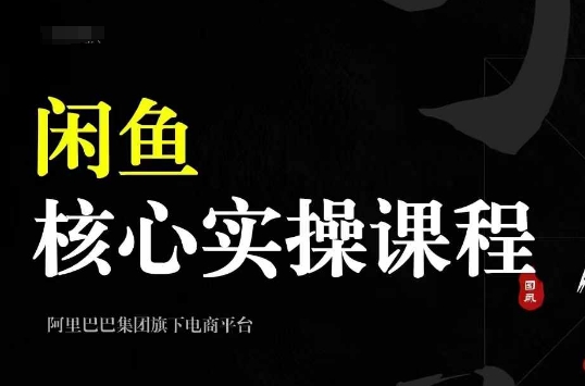 2024闲鱼核心实操课程，从养号、选品、发布、销售，教你做一个出单的闲鱼号-58创网