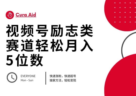 视频号励志类赛道快速涨粉500+，快速起号，轻松变现月入过W-58创网
