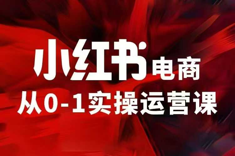 小红书电商运营，97节小红书vip内部课，带你实现小红书赚钱-58创网
