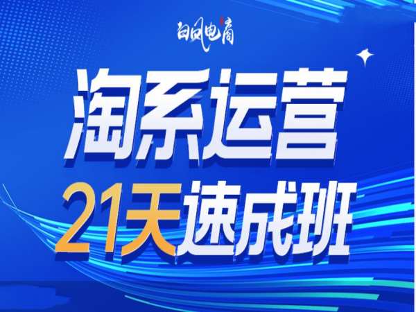 淘系运营21天速成班35期，年前最后一波和2025方向-58创网