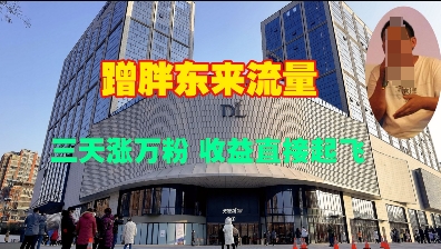 蹭胖东来流量，三天涨万粉，收益直接起飞-58创网
