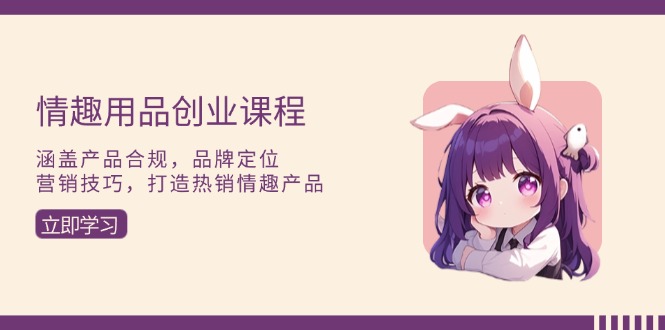 情趣用品创业课程：涵盖产品合规，品牌定位，营销技巧，打造热销情趣产品-58创网