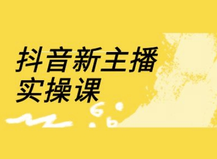 抖音新主播实操课，直播间流量运营线上实操课(18节)-58创网