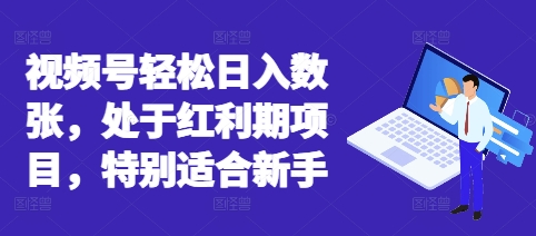 视频号轻松日入数张，处于红利期项目，特别适合新手-58创网