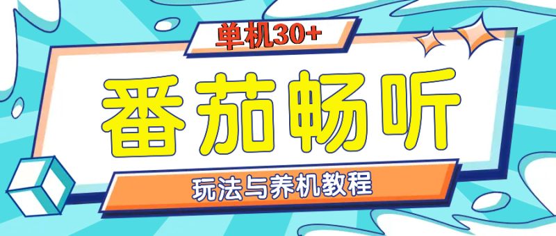 番茄畅听全方位教程与玩法：一天单设备日入30+不是问题-58创网