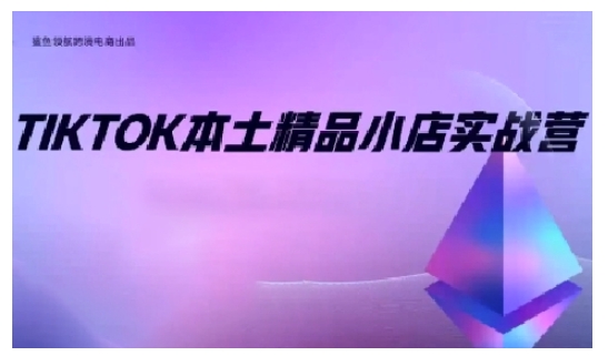 TikTok本土精品小店出海实战营，从入门到高阶，不止0-1!-58创网