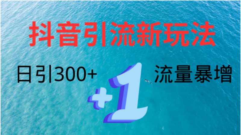 创业粉高效引流，抖音工具号玩法4.0，日引300+-58创网
