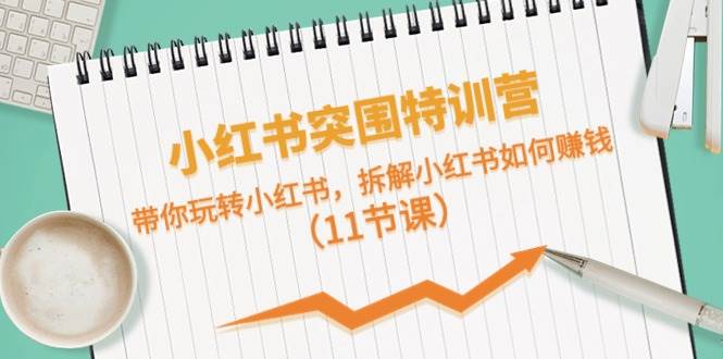 小红书突围特训营，带你玩转小红书，拆解小红书如何赚钱（11节课）-58创网