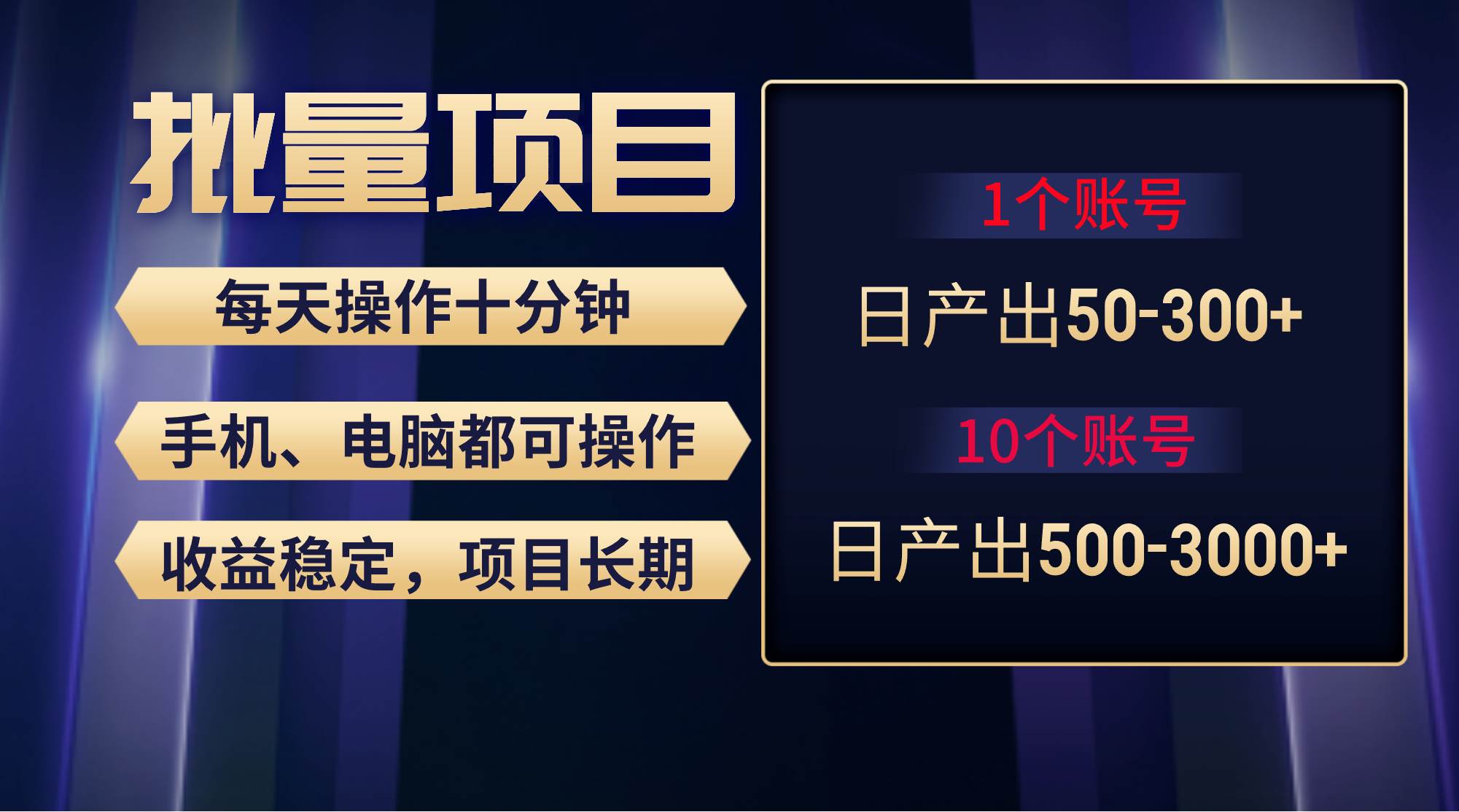 红利项目稳定月入过万，无脑操作好上手，轻松日入300+-58创网