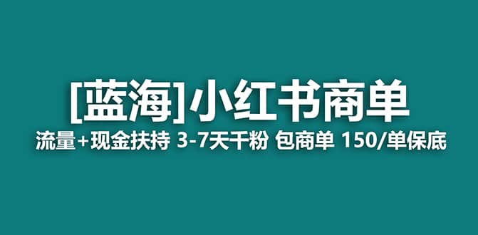2023蓝海项目【小红书商单】流量+现金扶持，快速千粉，长期稳定，最强蓝海-58创网