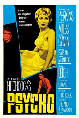 惊魂记 Psycho (1960)丨9.0分丨奥斯卡金像奖 最佳导演(提名)-58创客