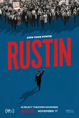 鲁斯汀 Rustin (2023)丨6.2分丨奥斯卡金像奖 最佳男主角(提名) 冷门传记历史片推荐 英语中字-58创客