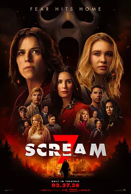 惊声尖叫7 Scream 7 (2026)丨5.6分丨美国著名惊悚恐怖系列电影最新续集-58创客