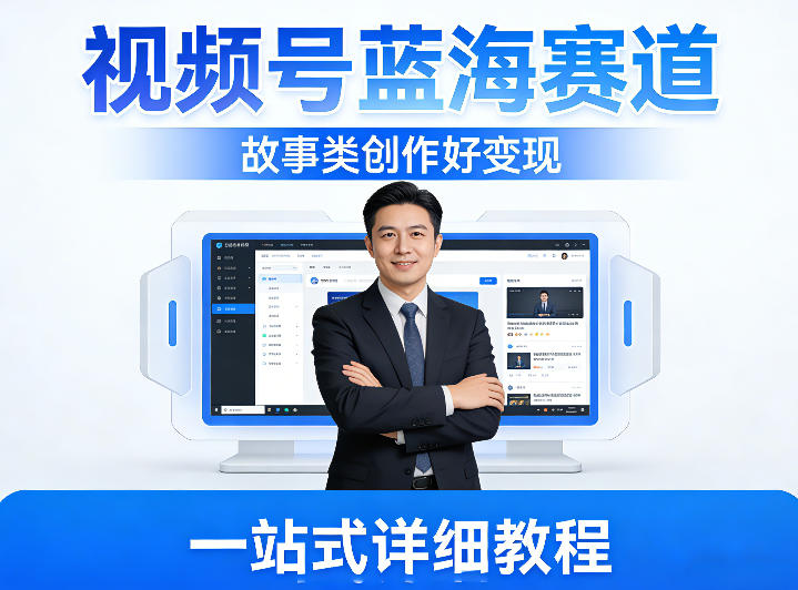 视频号蓝海赛道，故事类创作好变现，一站式详细教程-58创客