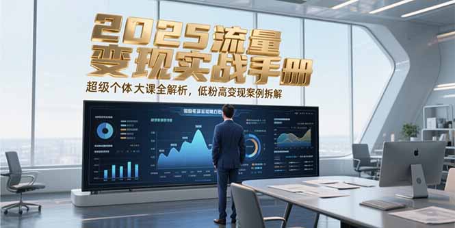 2025流量变现实战手册，超级个体大课全解析，低粉高变现案例拆解-58创客网