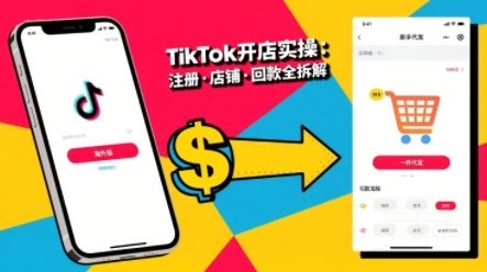 TikTok从开店到投流的进阶课，从基础实操到高阶技巧一网打尽-58创客网