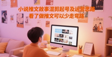 小说推文故事混剪起号及运营思路，看了做推文可以少走弯路-58创客网