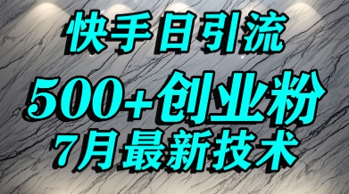 创业粉怎么打？快手精准引流创业粉，宝妈群体日进500+精准流量-58创客网