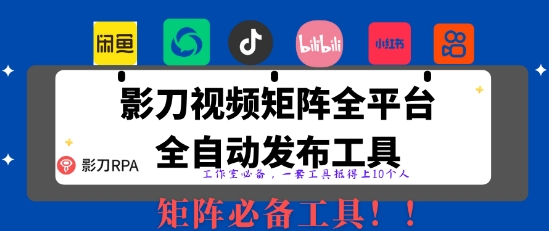 全网最新无人值守全平台自动发布矩阵rpa工具，日发1000条内容【揭秘】-58创客网