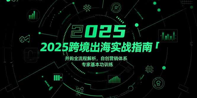 2025跨境出海实战指南，并购全流程解析，自创营销体系，专家基本功训练-58创客网