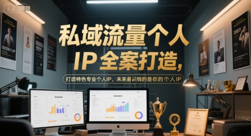 私域流量个人IP全案打造，打造特色专业个人IP，未来最值钱的是你的个人IP-58创客网