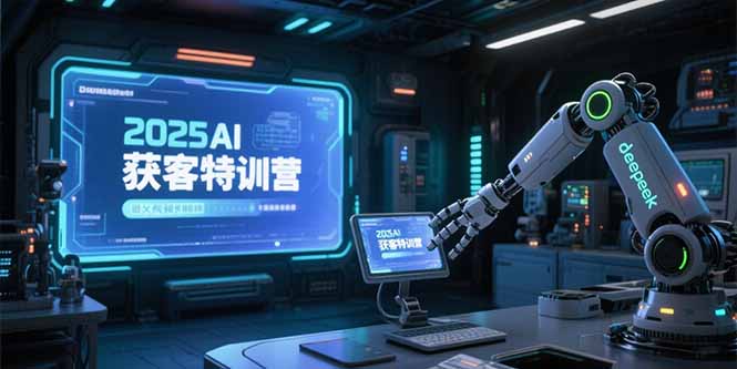 2025AI获客特训营，AI图文视频全制作，deepseek工具实操教学-58创客网