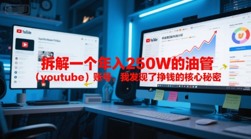 付费文章：拆解一个年入250W的油管(youtube)账号，我发现了挣钱的核心秘密-58创客网