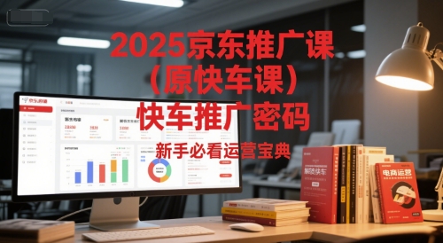 2025京东推广课(原快车课)解锁京东快车推广密码，新手必看运营宝典-58创客网