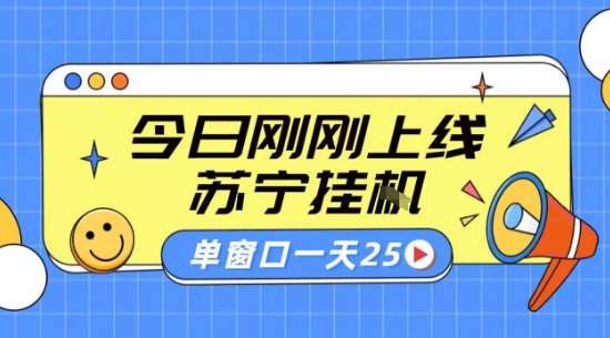 苏宁全自动采集挂G项目 稳定可批量 单窗口收益30+ 附教程【揭秘】-58创客网