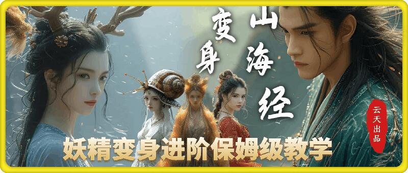 云天AI山海经变身视频教程，妖精变身进阶保姆级教学-58创客网