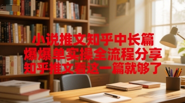 小说推文知乎中长篇爆单实操全流程分享，知乎推文看这一篇就够了-58创客网