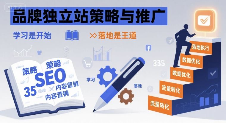 品牌独立站策略与推广，学习是开始，落地是王道-58创客网