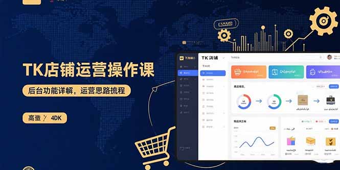 TK店铺运营实操课：后台功能详解，商品上架流程，运营思路拆解-多米联创