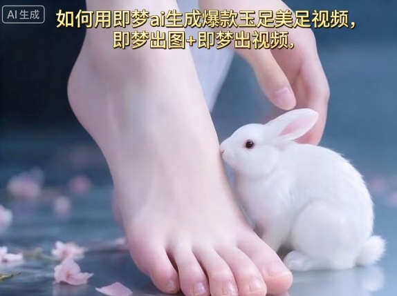 如何用即梦ai生成爆款玉足美足视频，即梦出图+即梦出视频，快速涨粉-58创客网