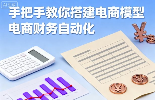 手把手教你搭建电商模型-电商财务自动化-多米联创