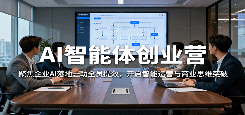 AI智能体创业营：聚焦企业AI落地，助全员提效，开启智能运营与商业思维突破-58创客