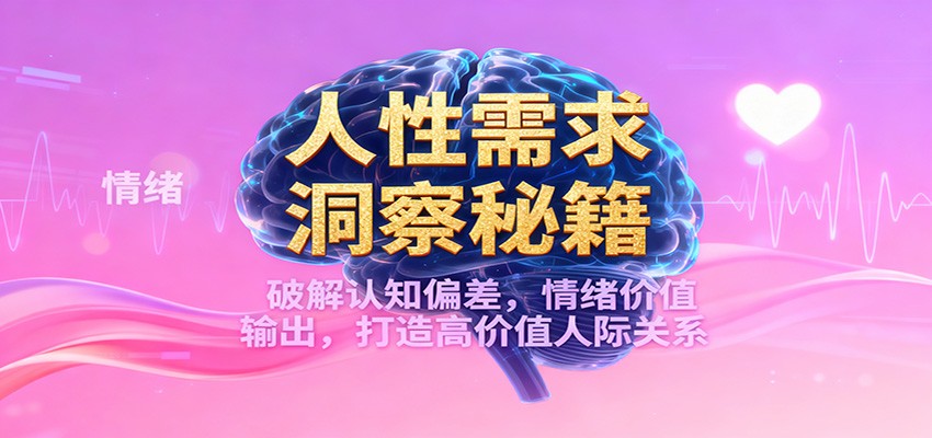 人性需求洞察秘籍，破解认知偏差，情绪价值输出，打造高价值人际关系-申水仓