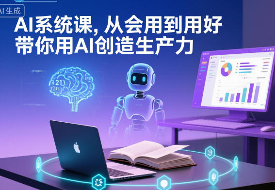 AI系统课，从会用到用好，带你用AI创造生产力-申水仓