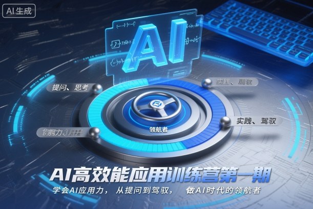 AI高效能应用训练营第一期，学会AI应用力，从提问到驾驭，做AI时代的领航者-申水仓