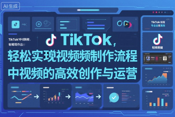 TikTok中视频制做流程，轻松实现Tk中视频的高效创作与运营-申水仓
