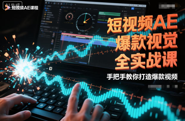 短视频AE爆款视觉全实战课，手把手教你打造爆款视频-申水仓