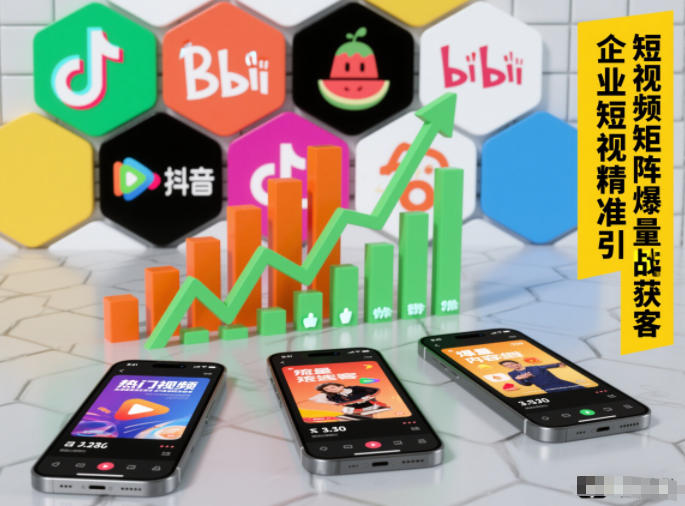 企业短视频精准引流矩阵获客,短视频矩阵爆量战法-多米联创