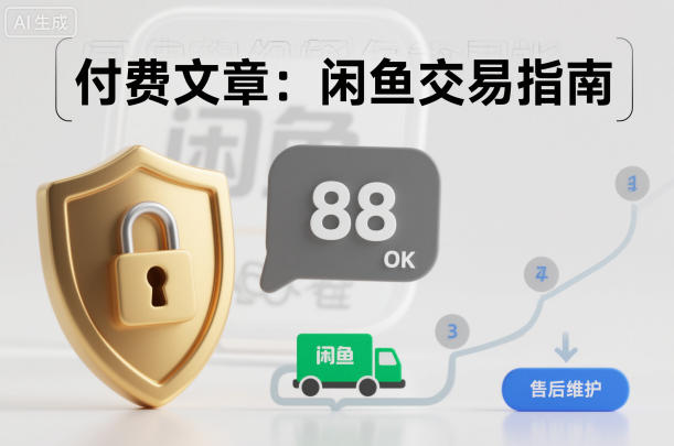 付费文章：闲鱼交易指南，怎么才能降低被坑被马扁的概率-申水仓