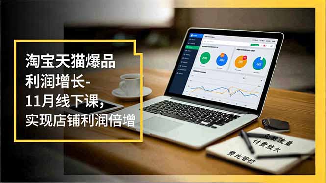 淘宝天猫爆品利润增长-11月线下课，免费流量、付费放大、费比管控，实现店铺利润倍增-多米联创