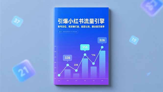引爆小红书流量引擎，账号定位、视觉锤打造、底层认知，撬动首页推荐-申水仓