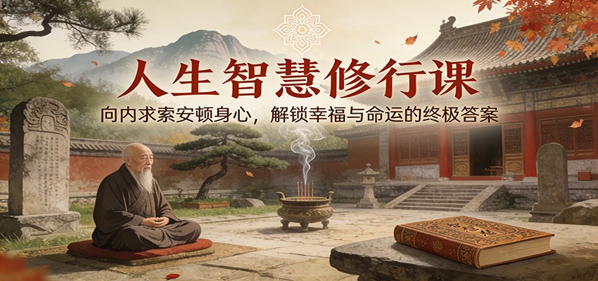 人生智慧修行课：向内求索安顿身心，解锁幸福与命运的终极答案-58创客