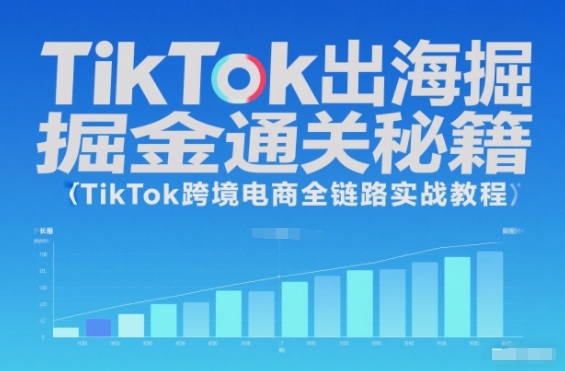TikTok出海掘金通关秘籍，TikTok跨境电商全链路实战教程-多米联创