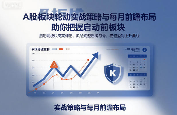 A股板块轮动实战策略与每月前瞻布局，助你把握启动前板块，规避风险，实现稳健盈利-申水仓