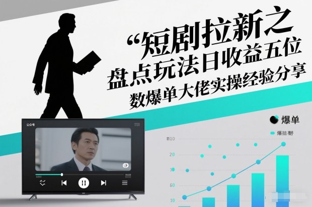 短剧拉新之盘点玩法日收益五位数爆单大佬实操经验分享-多米联创