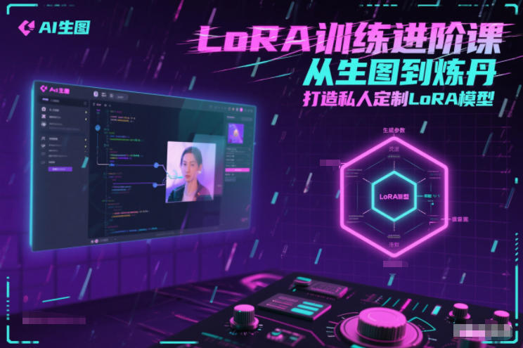 LoRA训练进阶课，从生图到炼丹，打造私人定制LoRA模型-多米联创